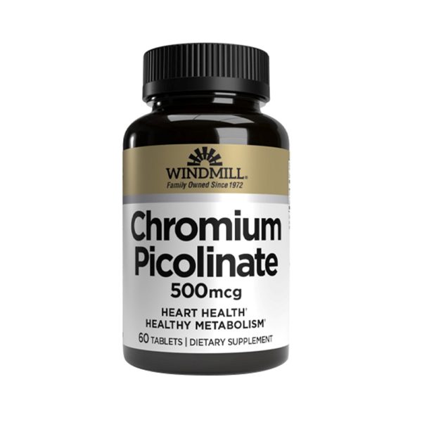 Picolinato de Cromo 500 mcg 60 Tab.  Right Nutrition