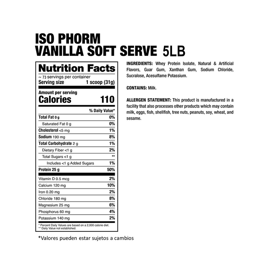 Dragon Pharma Iso Phorm 5 Lbs Vainilla 2